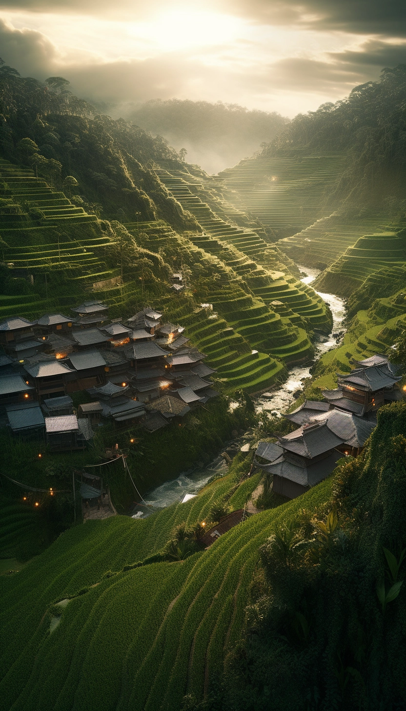 Sci-Fi Village in Thailand's Rice Fields