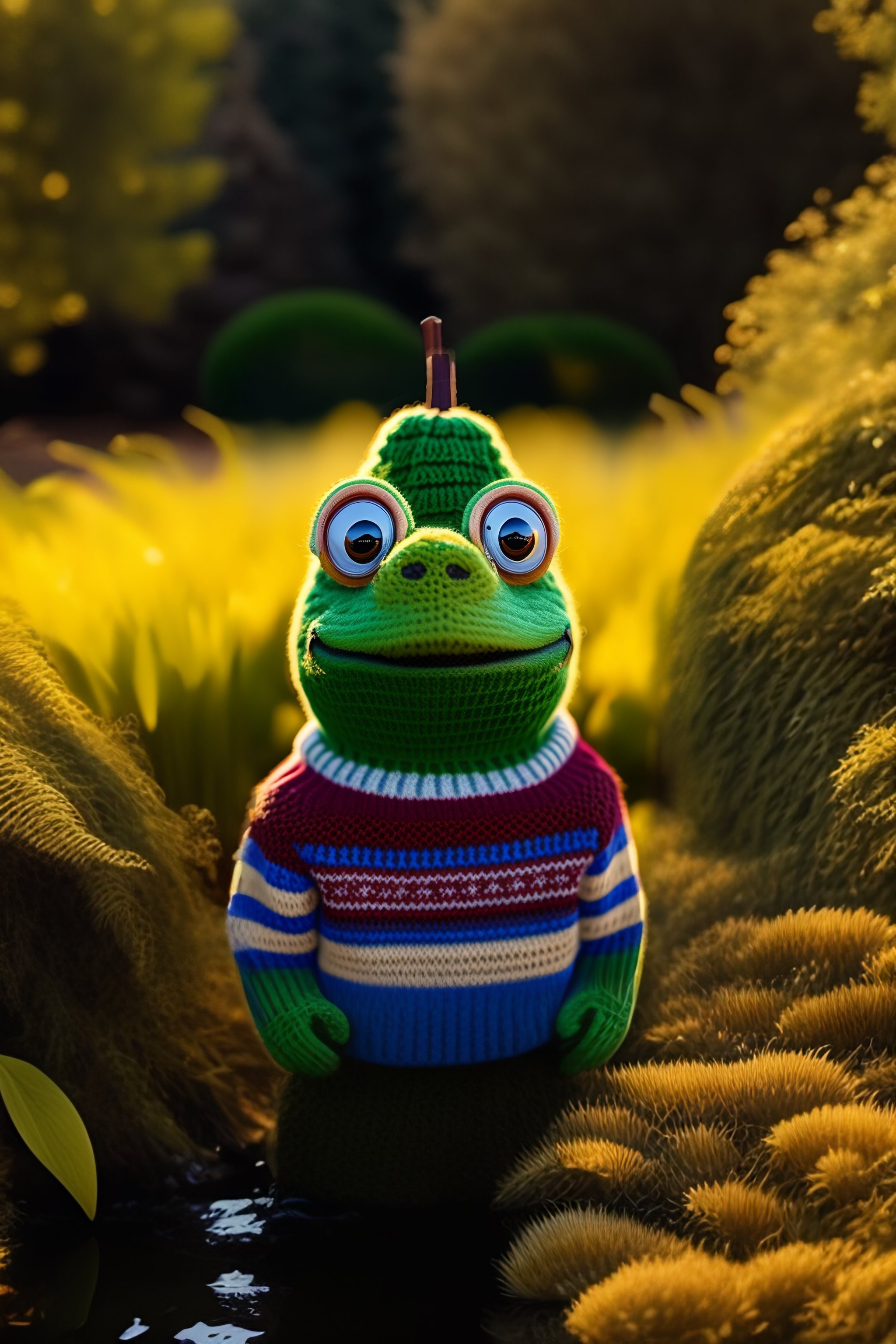 Cozy up with Pepe's Sweater