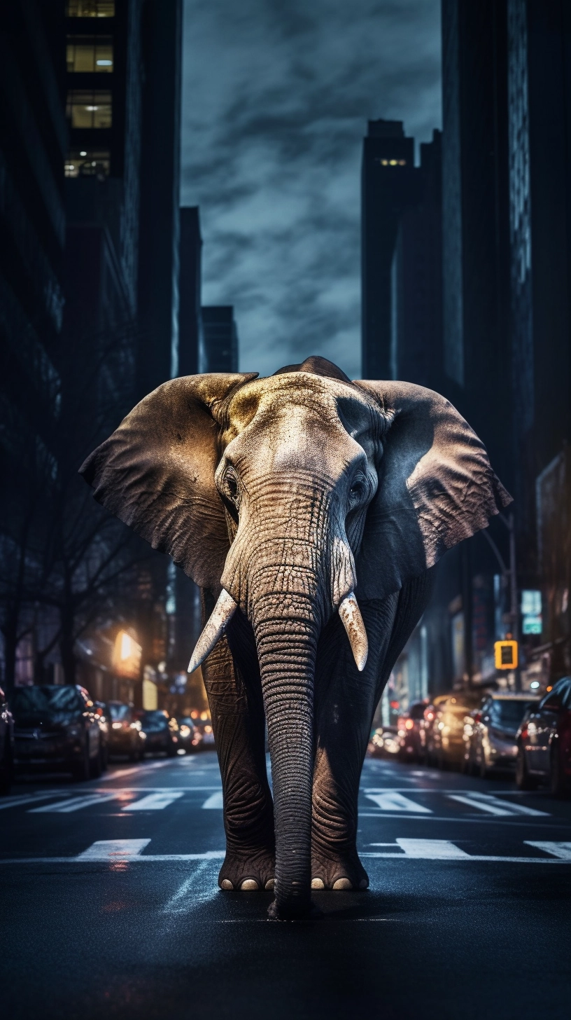 Wildlife Photo of the Year: Elephant Trunk in NYC