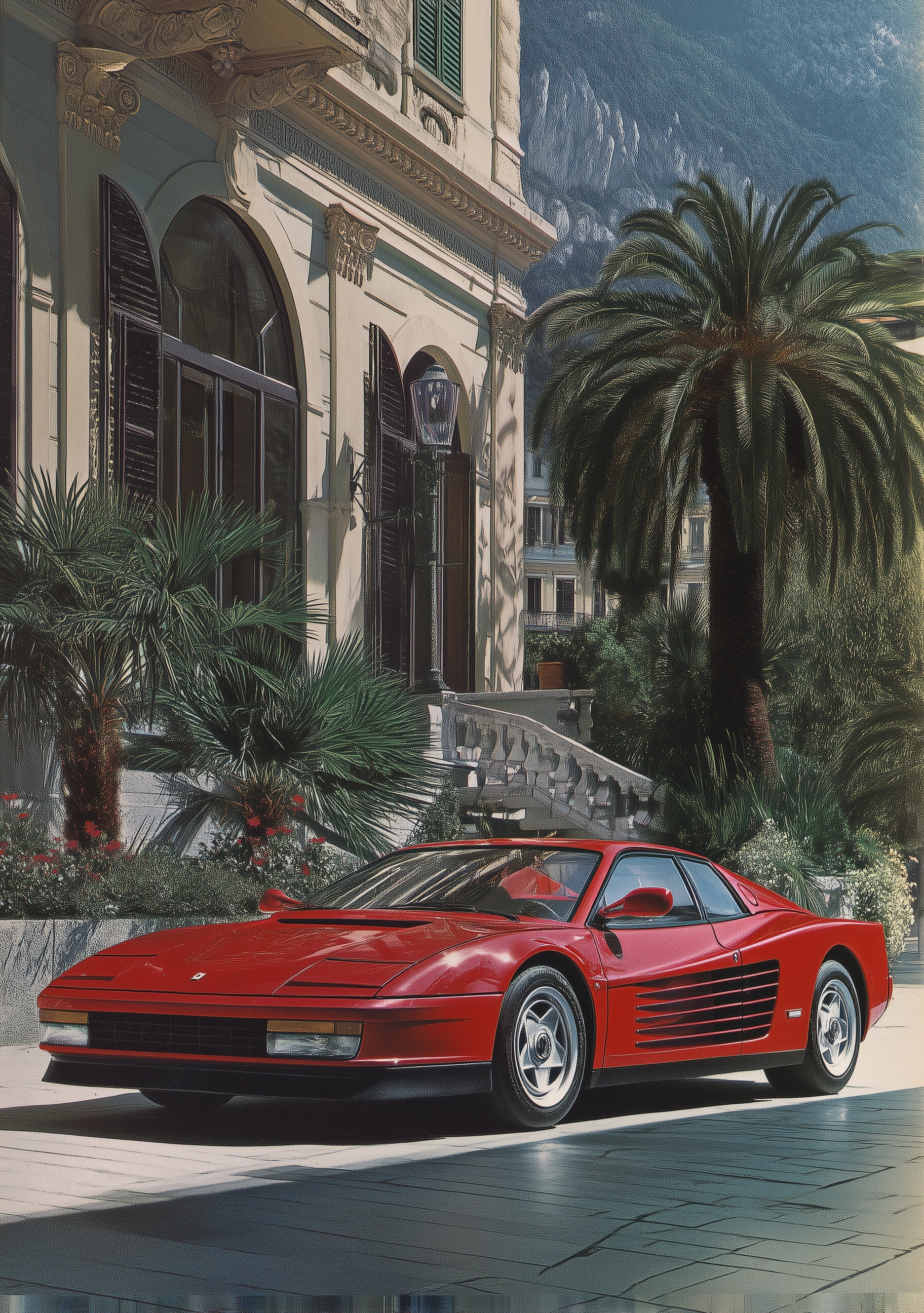 Revive the '80s: Iconic Red Ferrari Testarossa