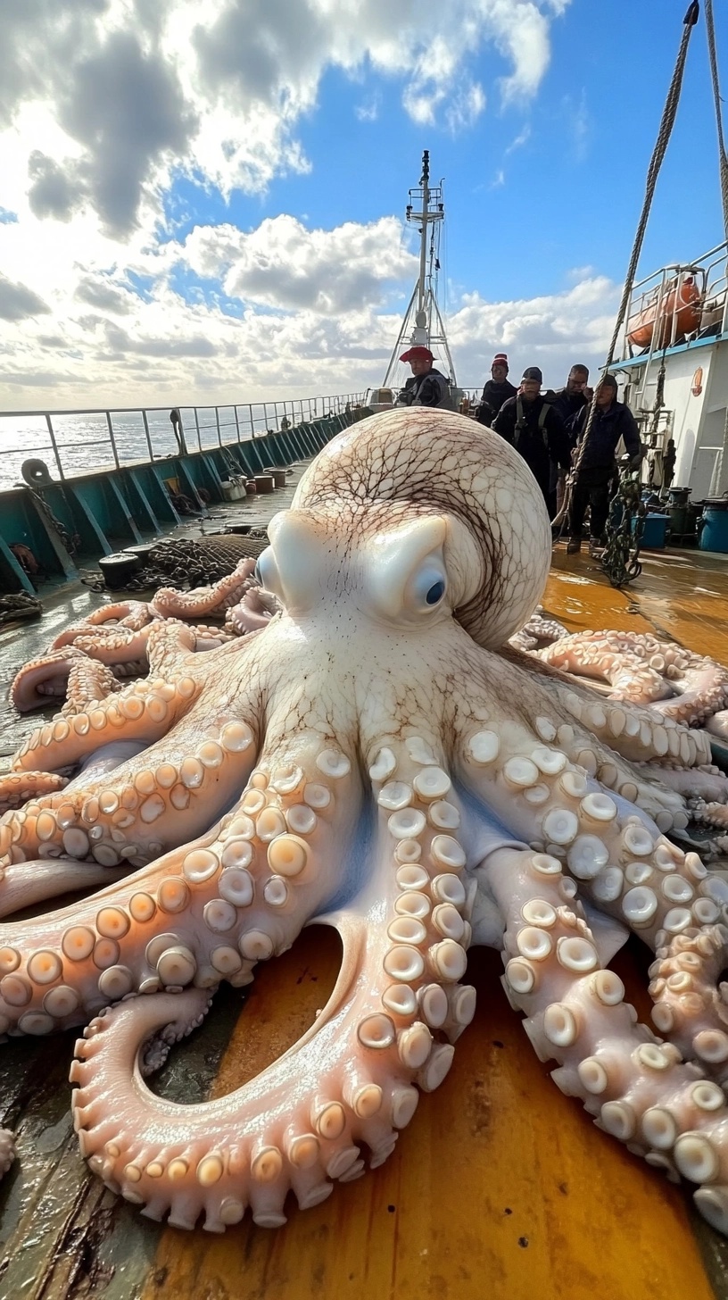 Majestic Octopus Encounter at Sea