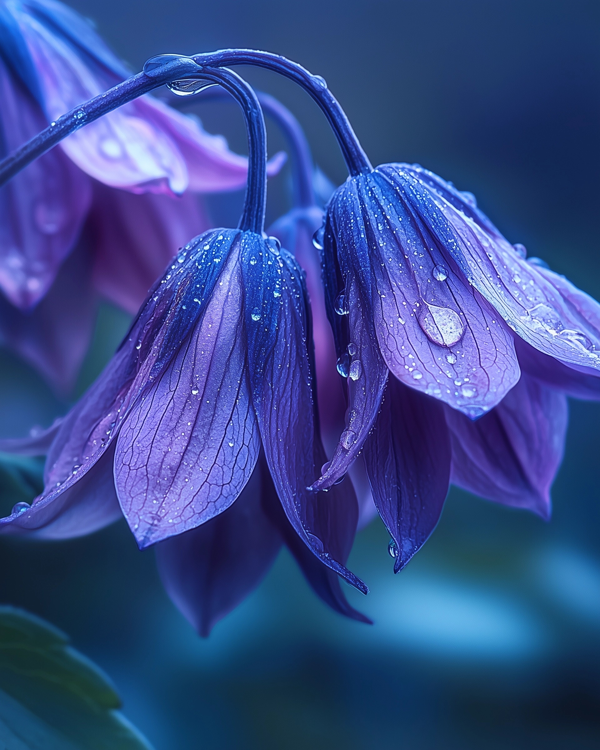 Vibrant Violet Flowers: Ultra HD Floral Photography