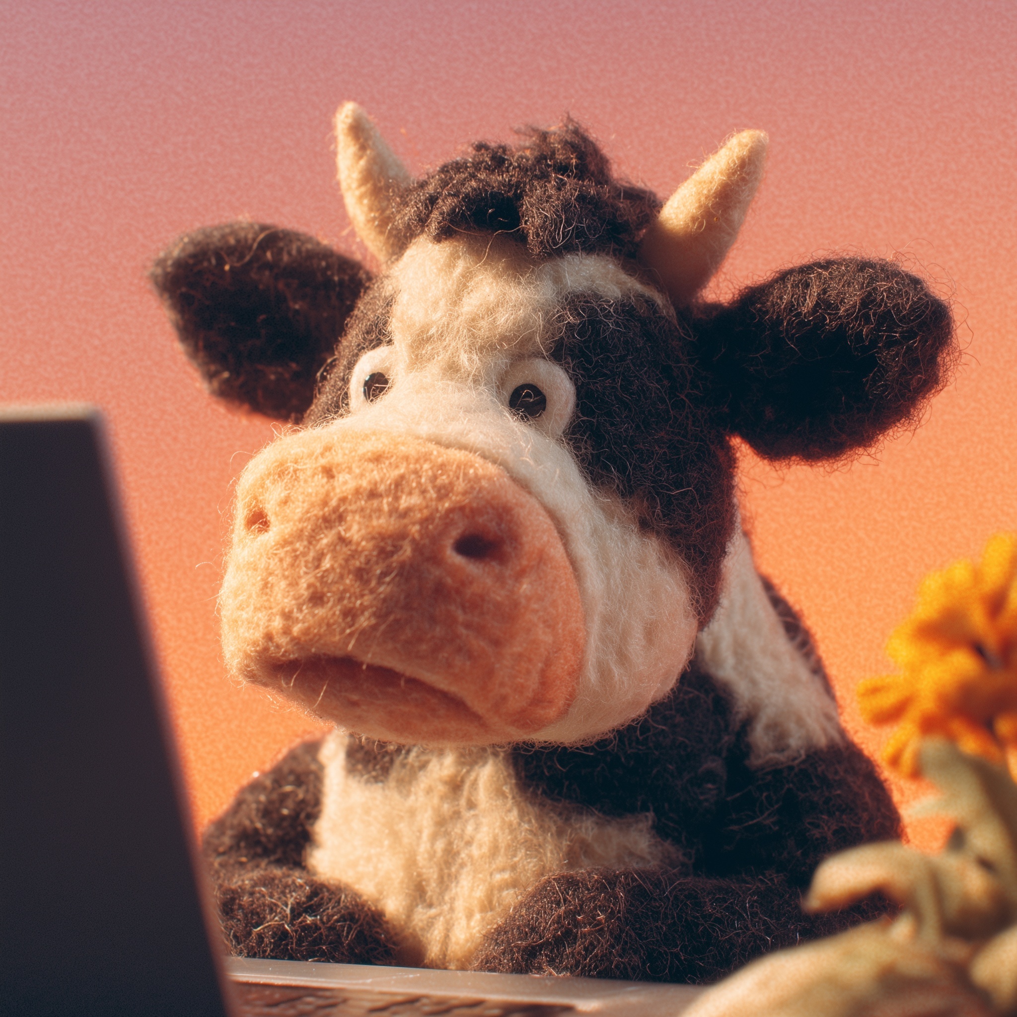 Overtime Cow: Cartoonish Workday Vibes