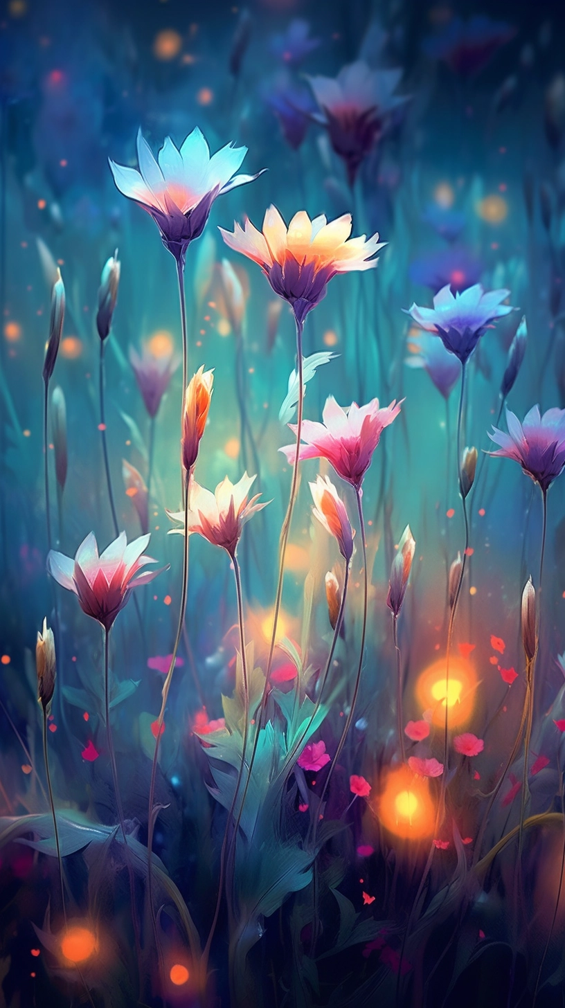 Dreamy Flowers: Captivating Colors & Light