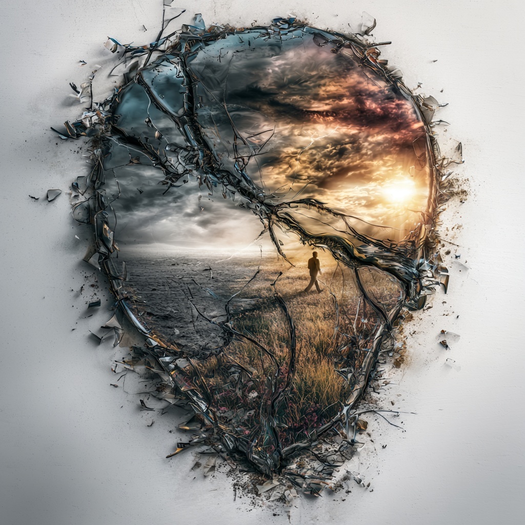 Dual Realities: From Darkness to Light