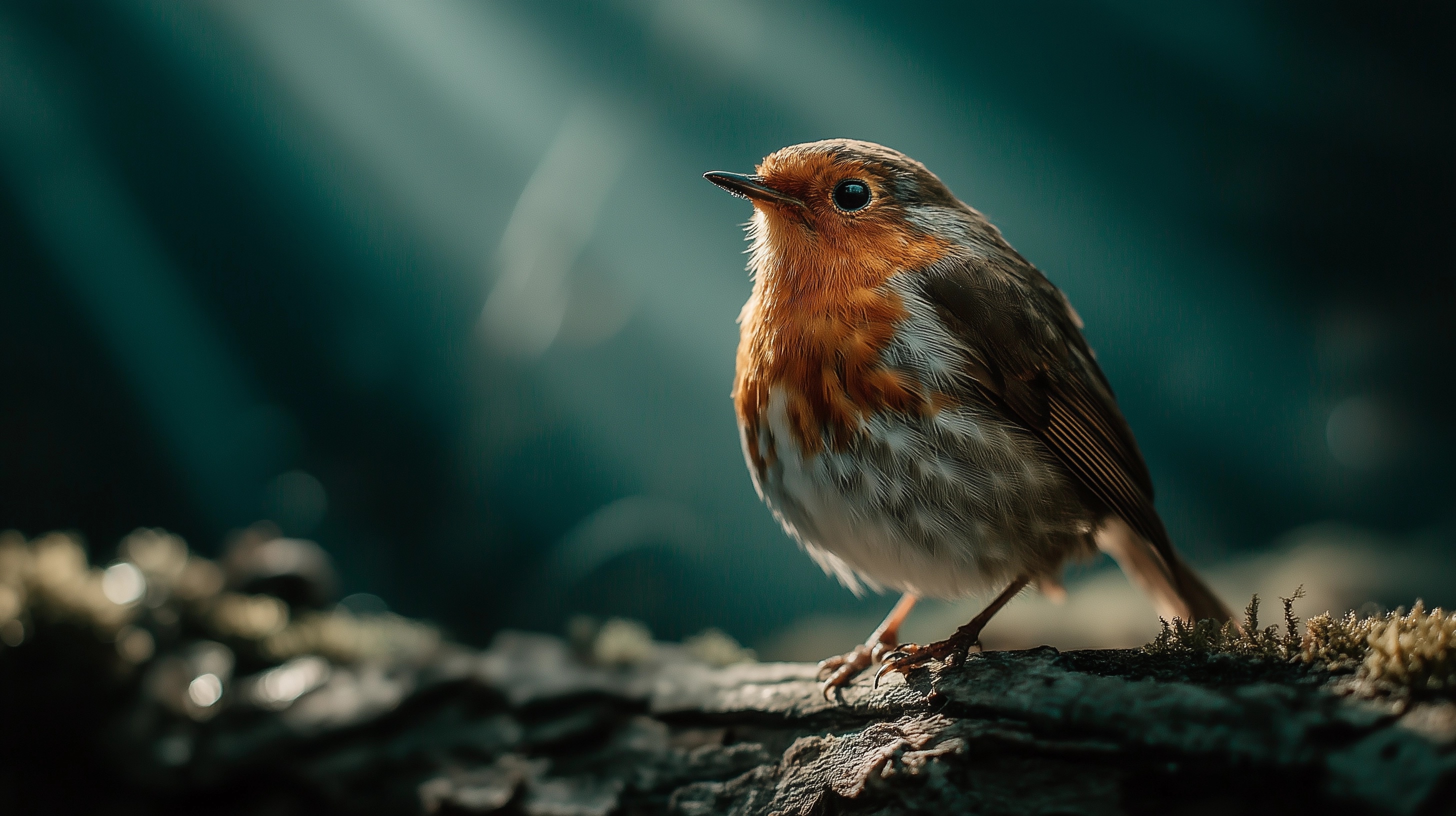 Captivating Nature: A Robin's Thrilling Escape