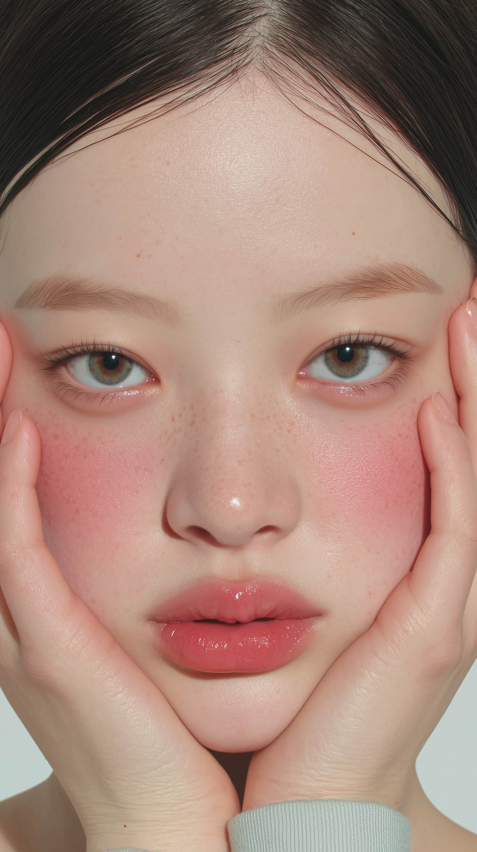 Radiant Beauty: Soft Portrait of a Young Woman