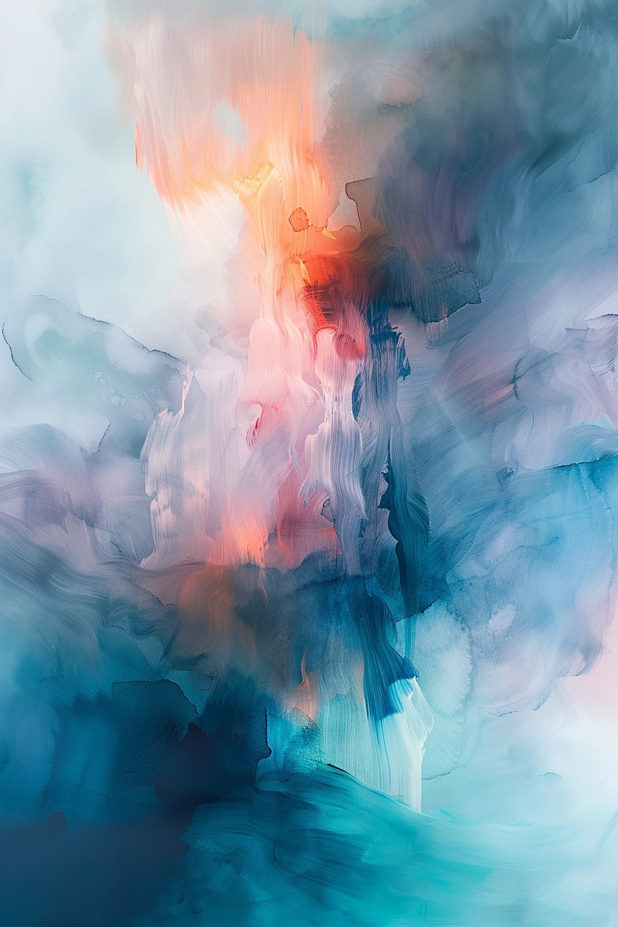 Dreamy Abstract Art for Romantic Ambiance