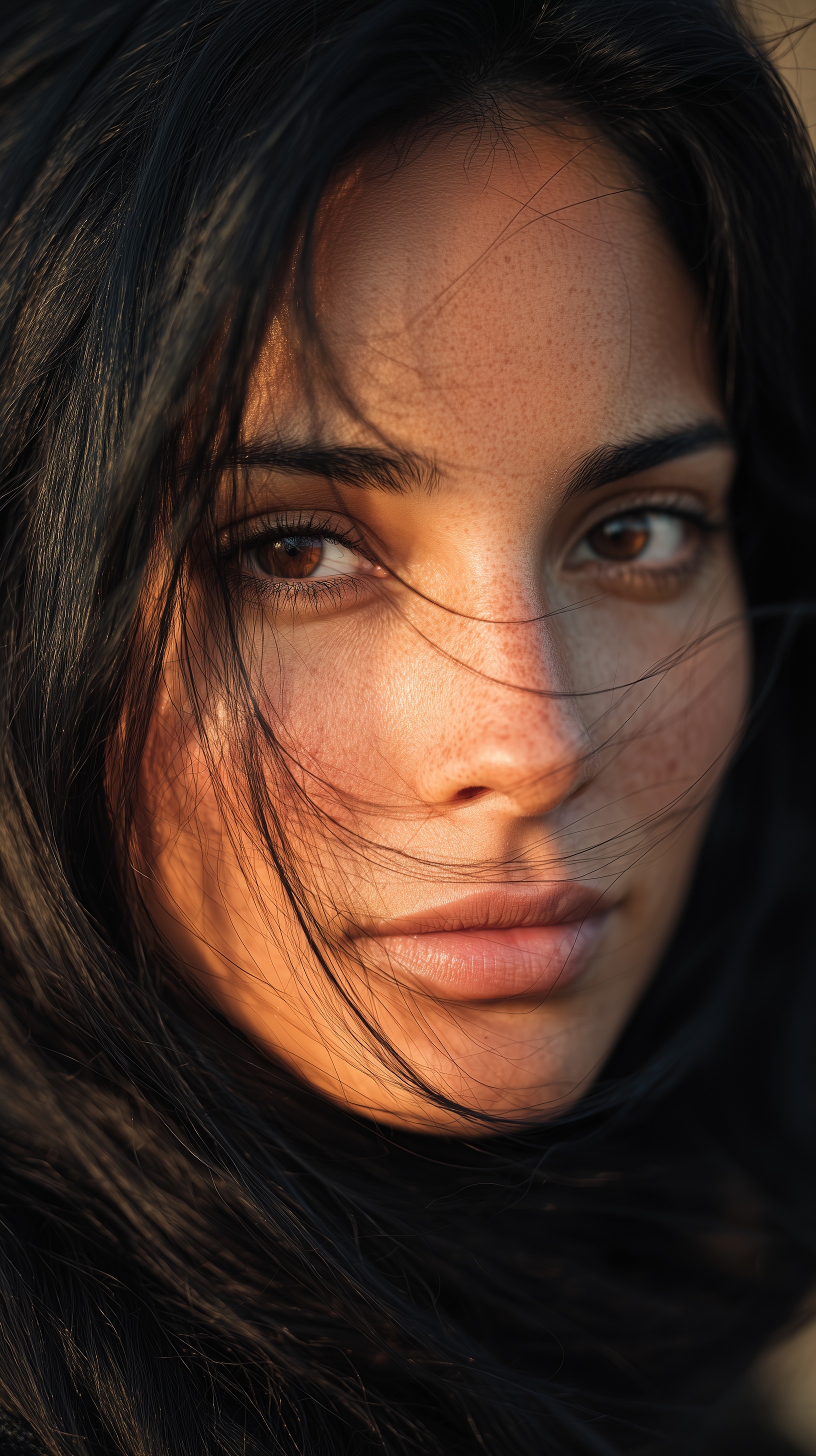 Stunning Portrait of an Italian Beauty in Golden Light