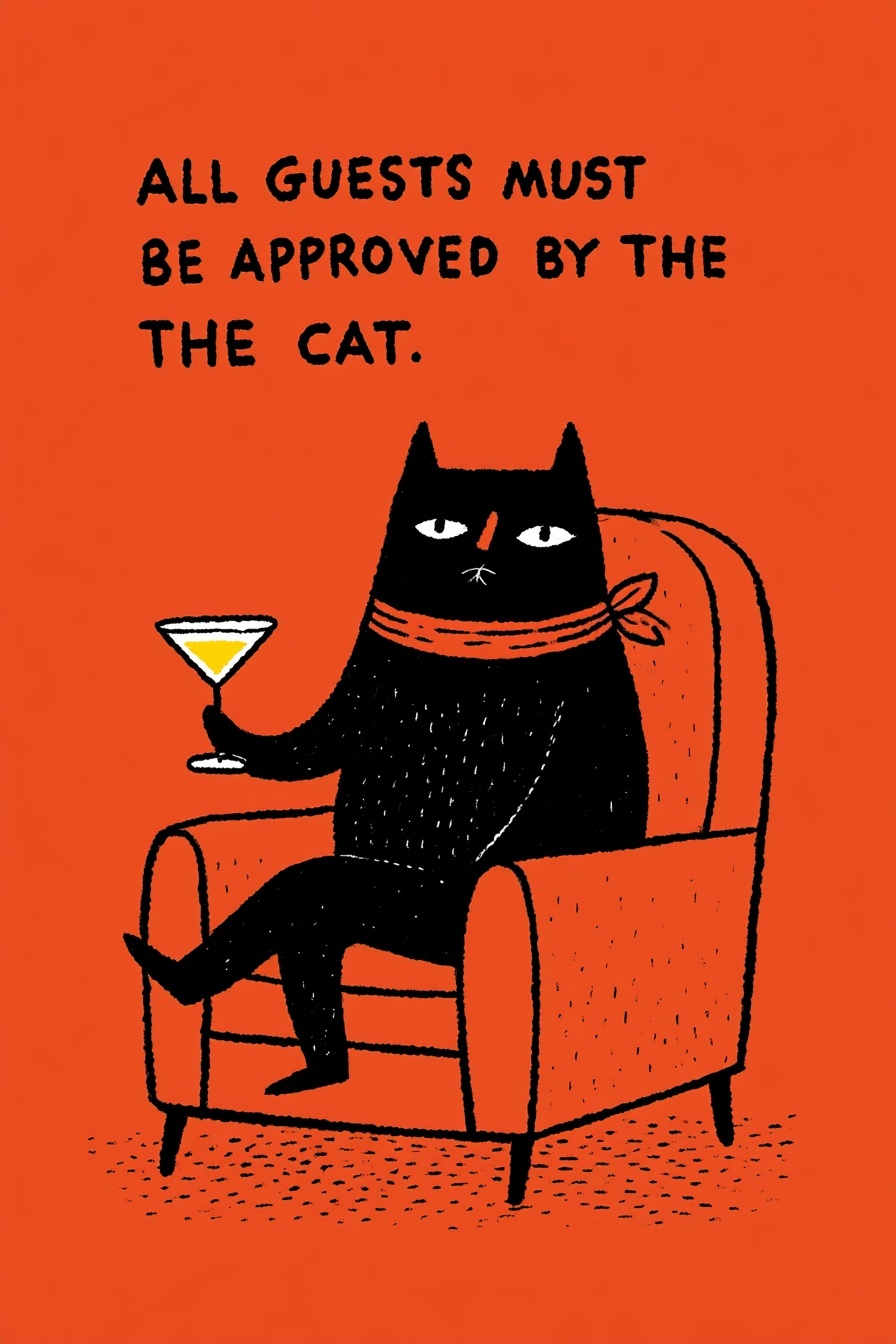 Cool Cat Approves: Martini & Style Await!