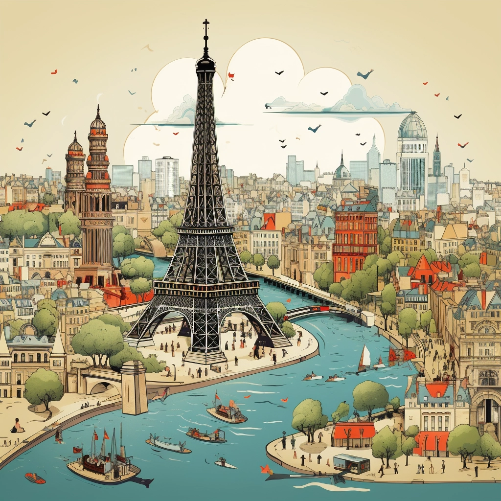 Paris Unveiled: Captivating Cityscape within the Borders of France