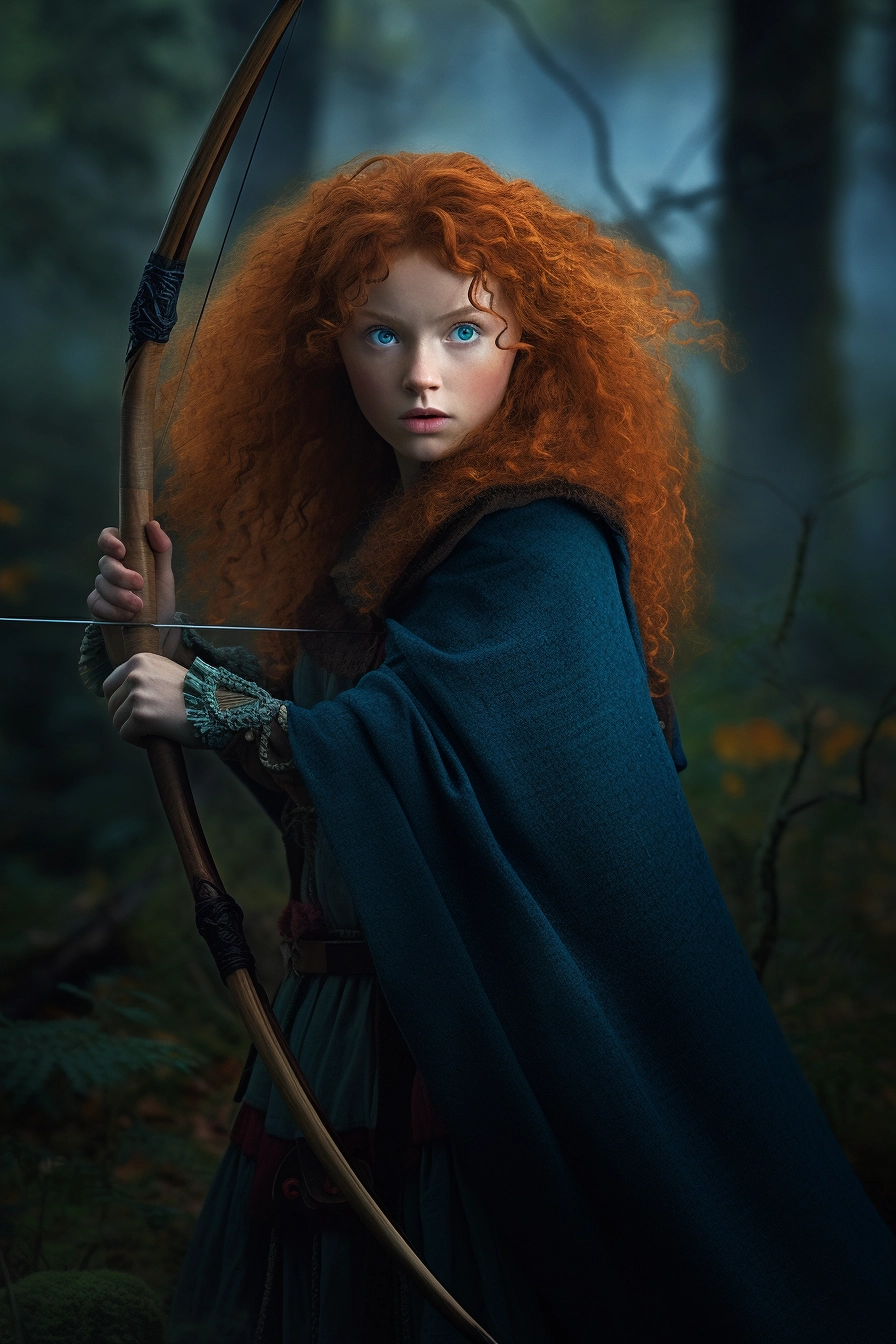 Fiery Merida: Bold & Brave Celtic Princess