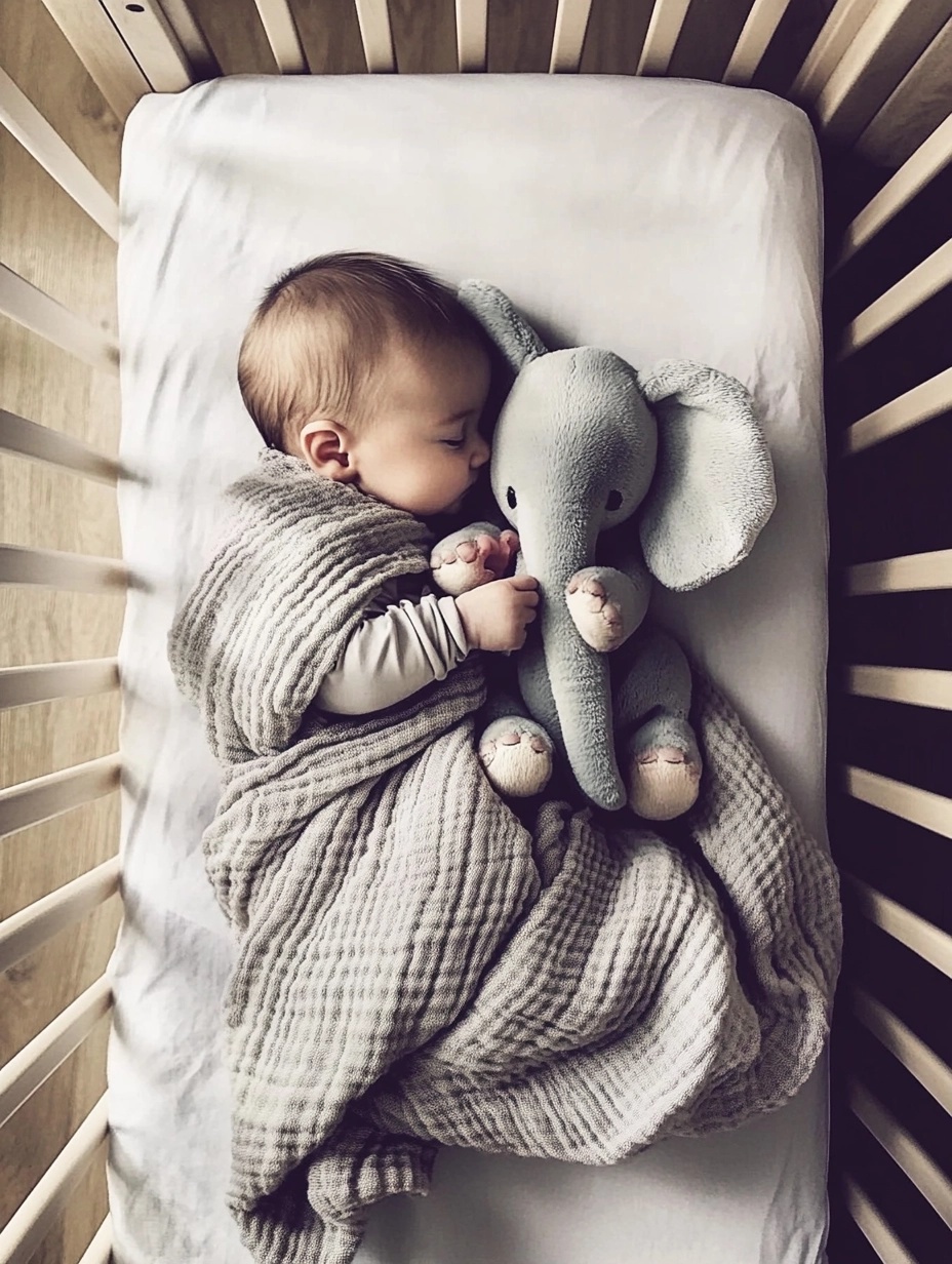 Peaceful Baby Moments: Cozy Crib Snuggles