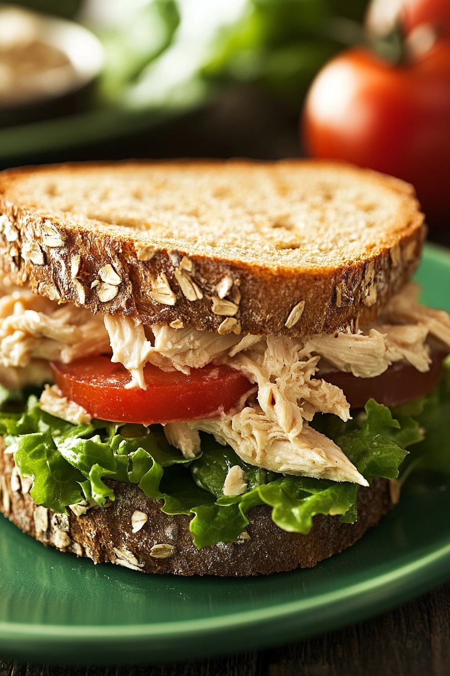 Mouthwatering Chicken Salad Sandwich Delight