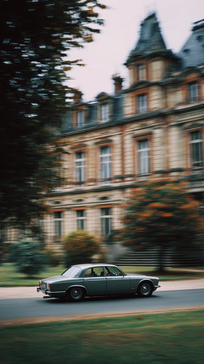 Classic 1975 Jaguar XJ Series 2 at French Chateau
