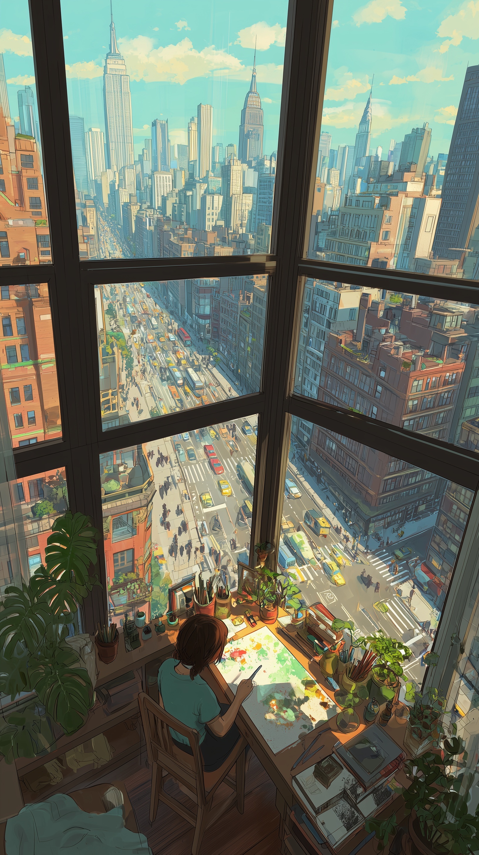 Urban Artist's Haven: A Manhattan Retreat