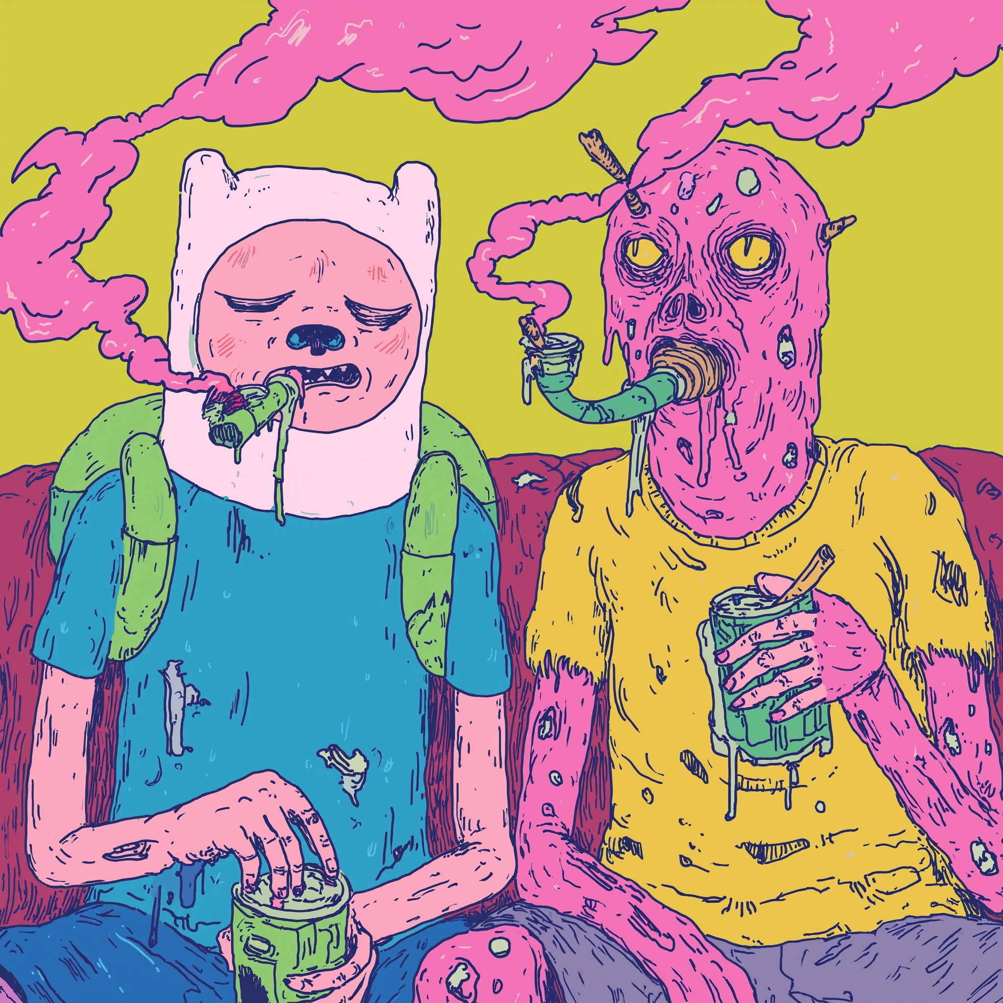 Epic Cartoon Mashup: Street Art Adventure Party