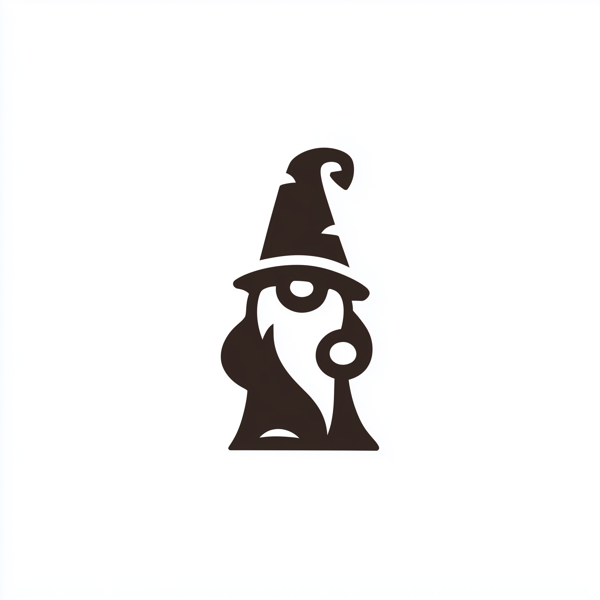 Minimalist Gnome Logo: Unique & Recognizable Design