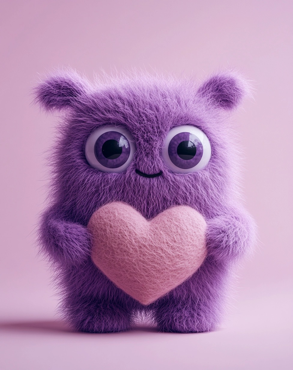 Purple monster plush online