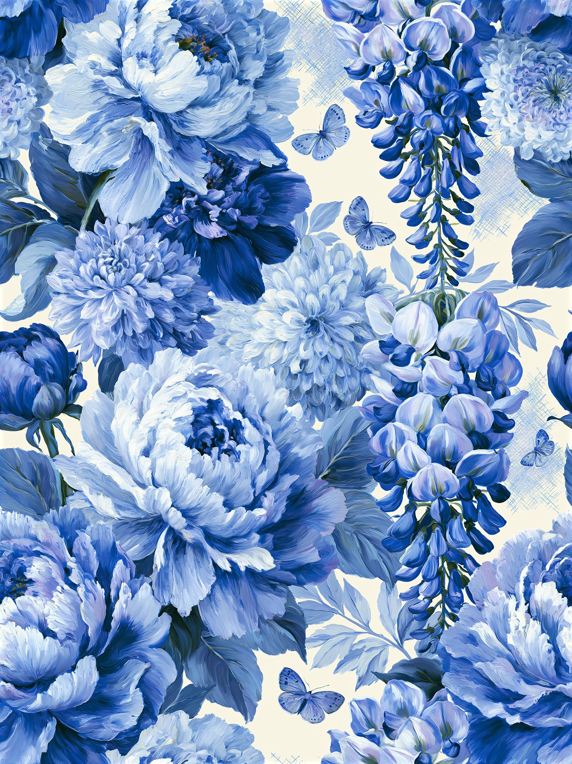 Elegant Floral Art Inspired by Matisse