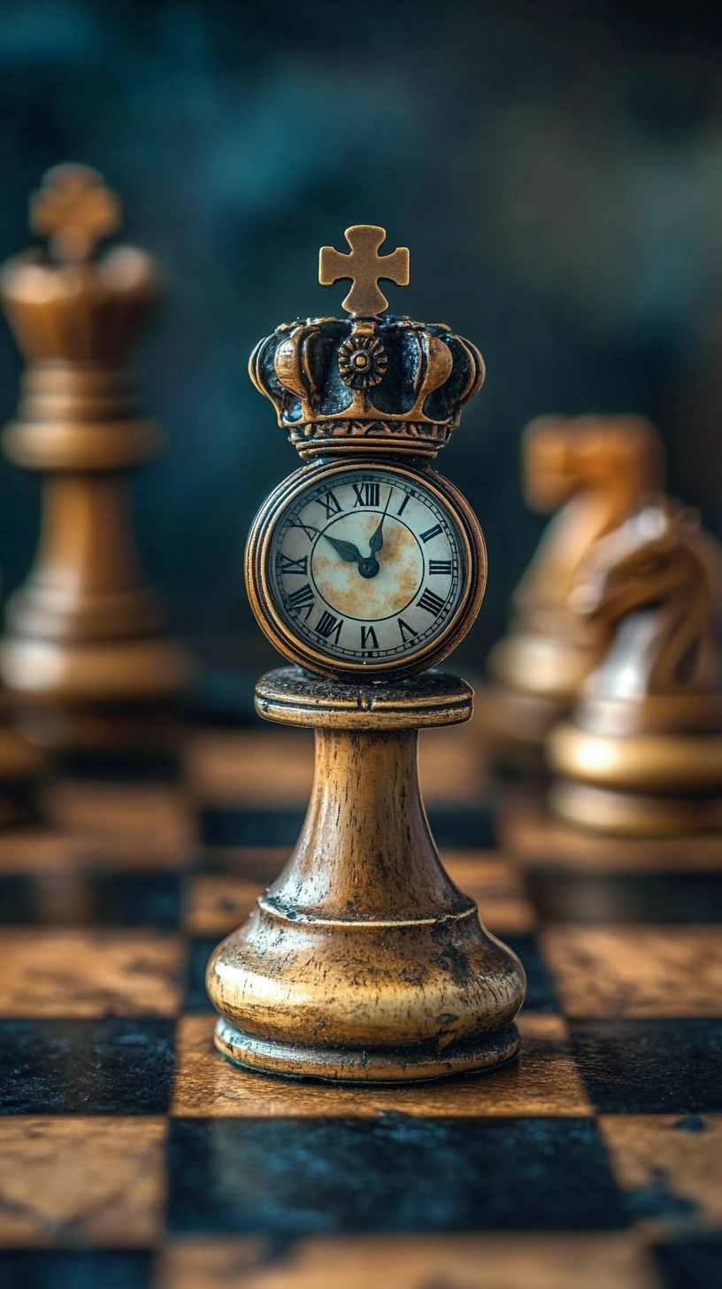 Strategic Steampunk Chess: Time Your Moves!