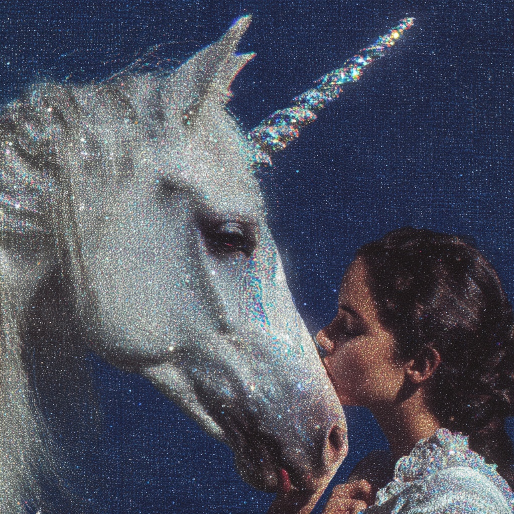 Glittercore Unicorn: 90s Dreamy Aesthetic