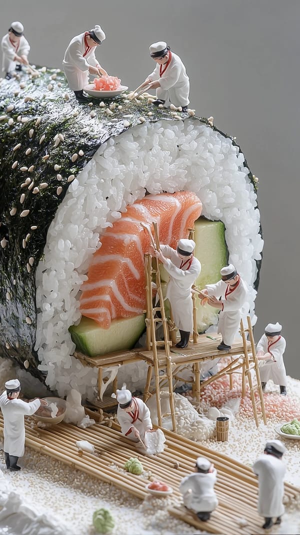 Artisan Sushi Rolls: A Culinary Masterpiece in Detail