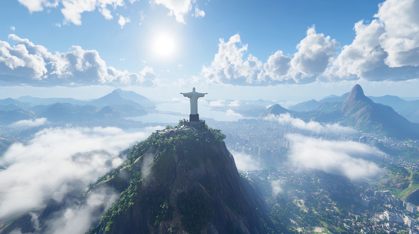 Stunning Daytime View of Christ the Redeemer