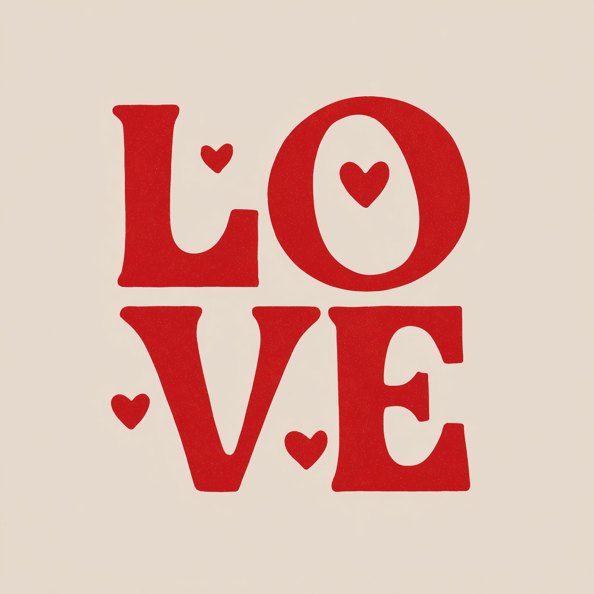 Elegant Love Design for Valentine's Day