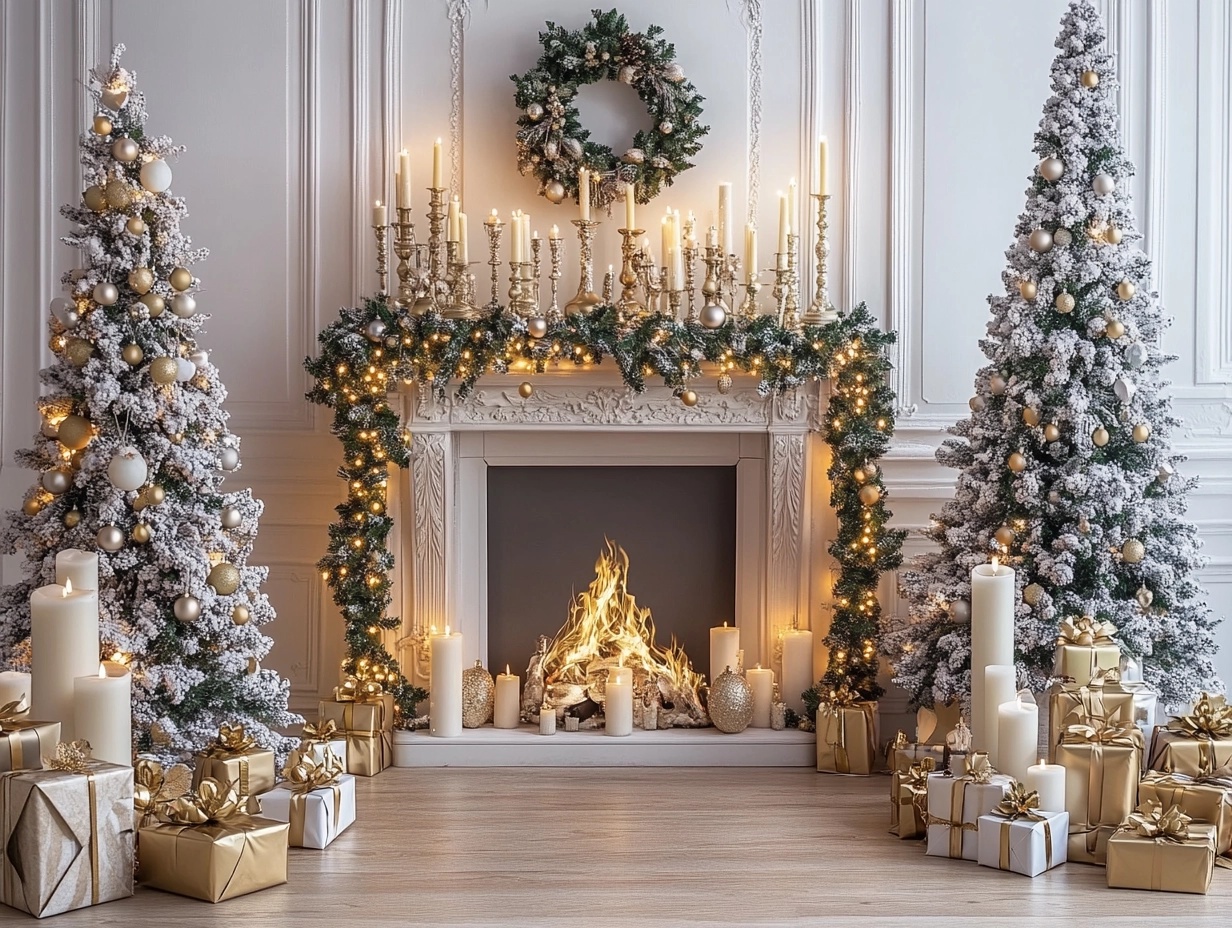 Elegant Holiday Fireplace Decor for Your Home