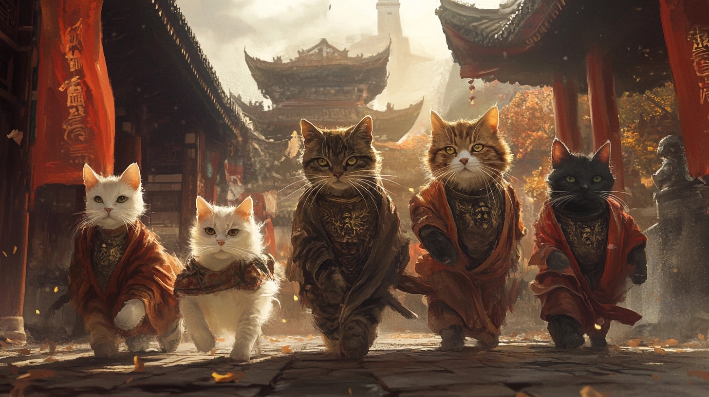 Ancient China: Cats as Spirit Guardians