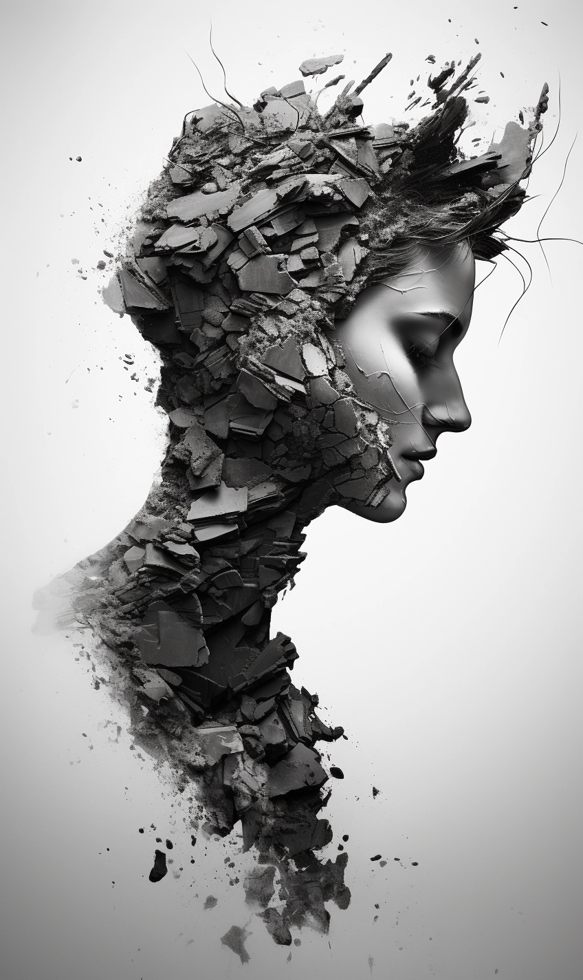 Emotive Black & White Portraits: Multilayered Textures, Light & Shadow