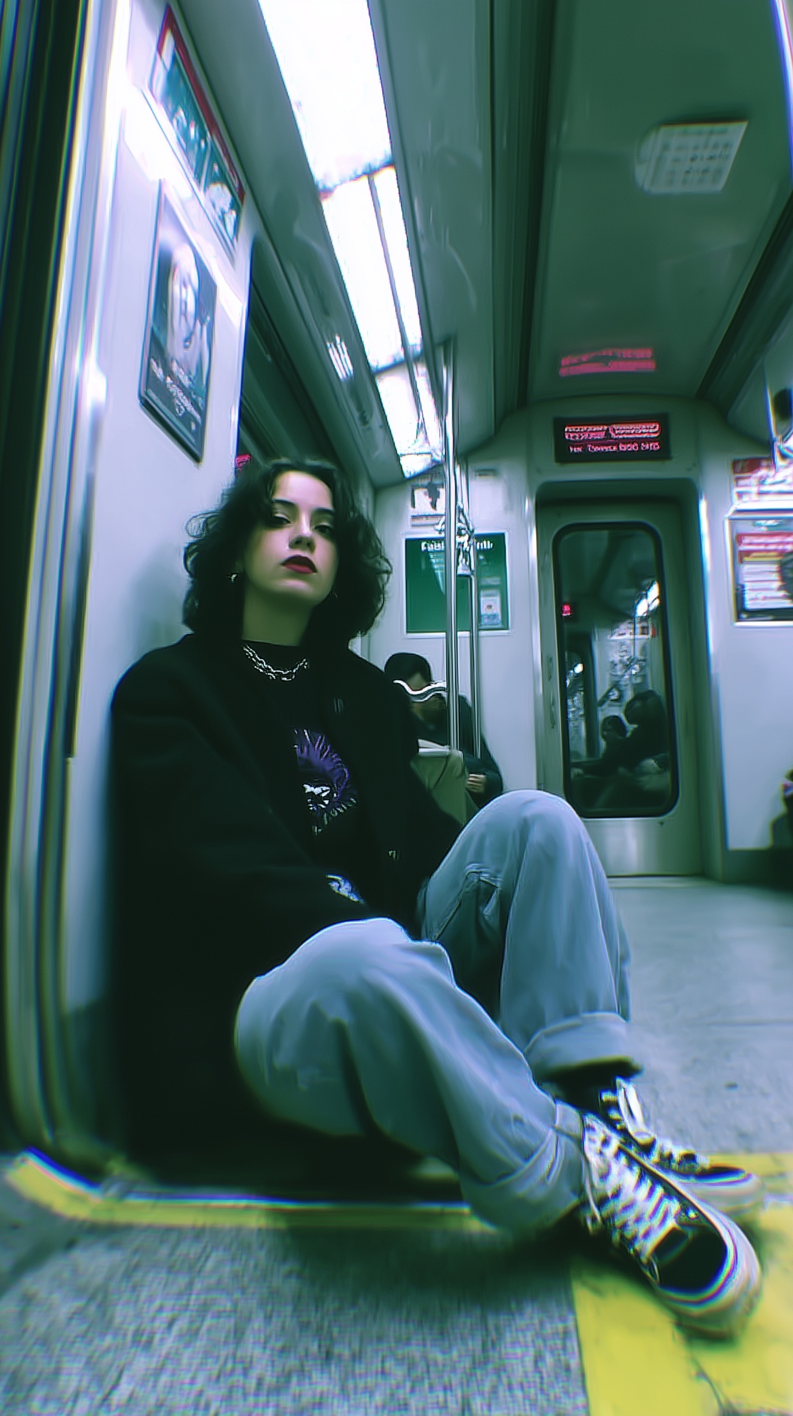 Emotional Subway Journey: A Story in Shadows