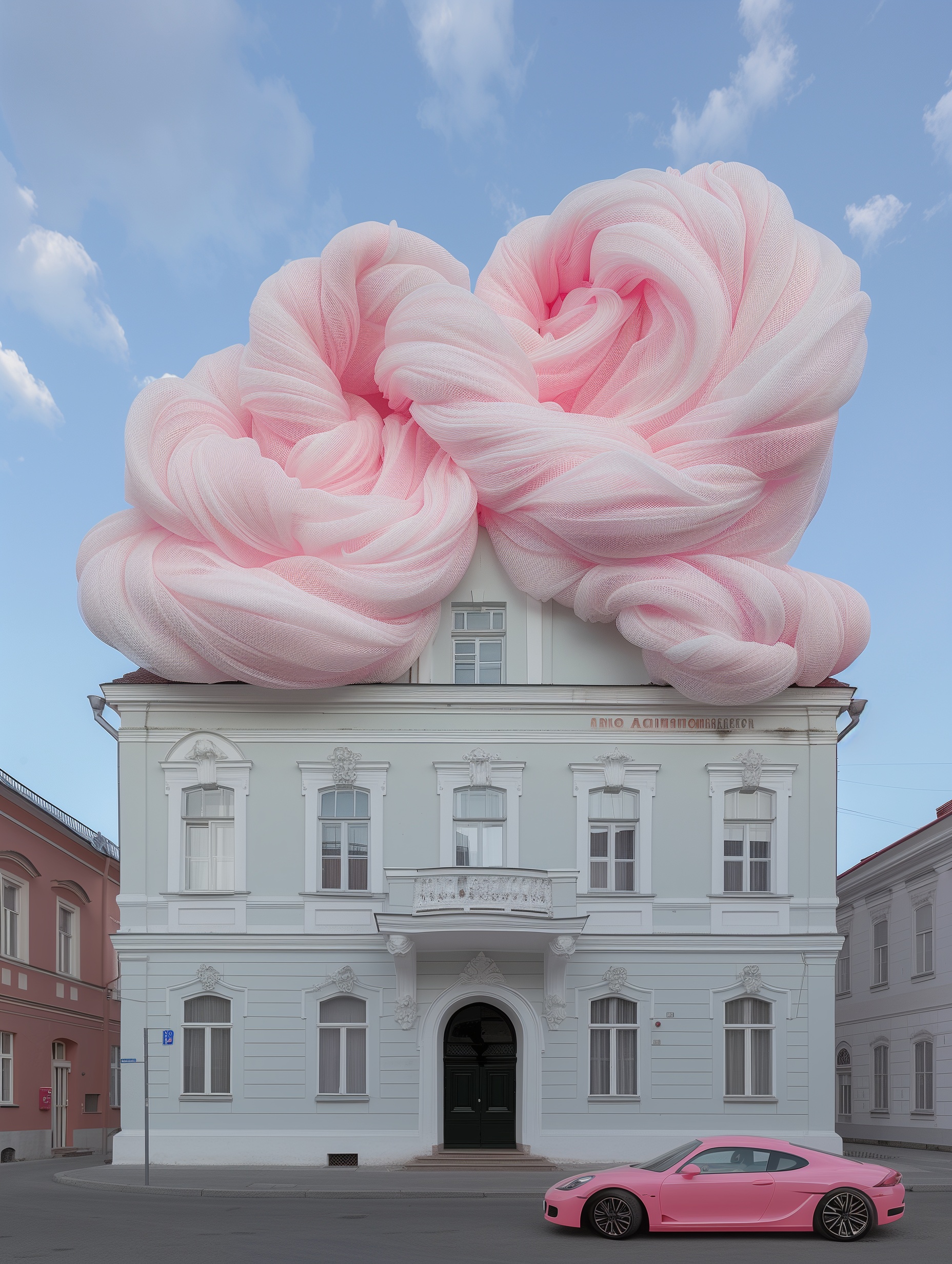 Extravagant Lviv Facade: Hyper-Realistic Pop Decor