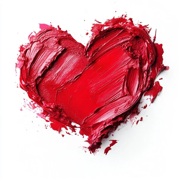 Heart Lipstick Smudge: Perfect Your Pout!