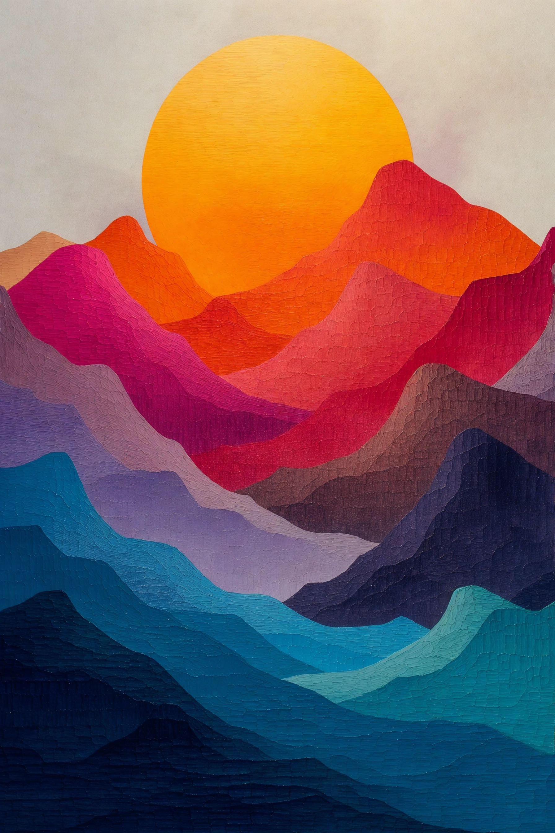 Matisse-Inspired Sunrise: Passionate Ascent of Wutong Mountain