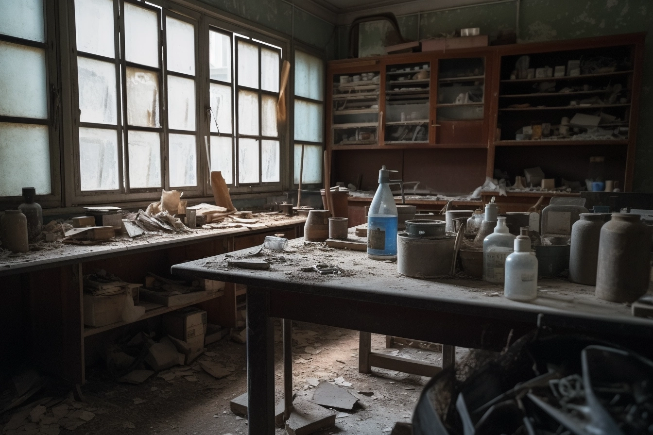 Abandoned Laboratory: Urban Exploration