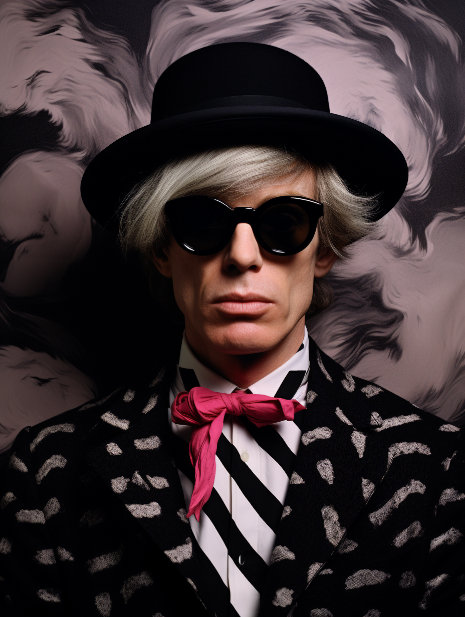 Artistic Portraits: Andy Warhol Style by Irving Penn & Vivian Maier