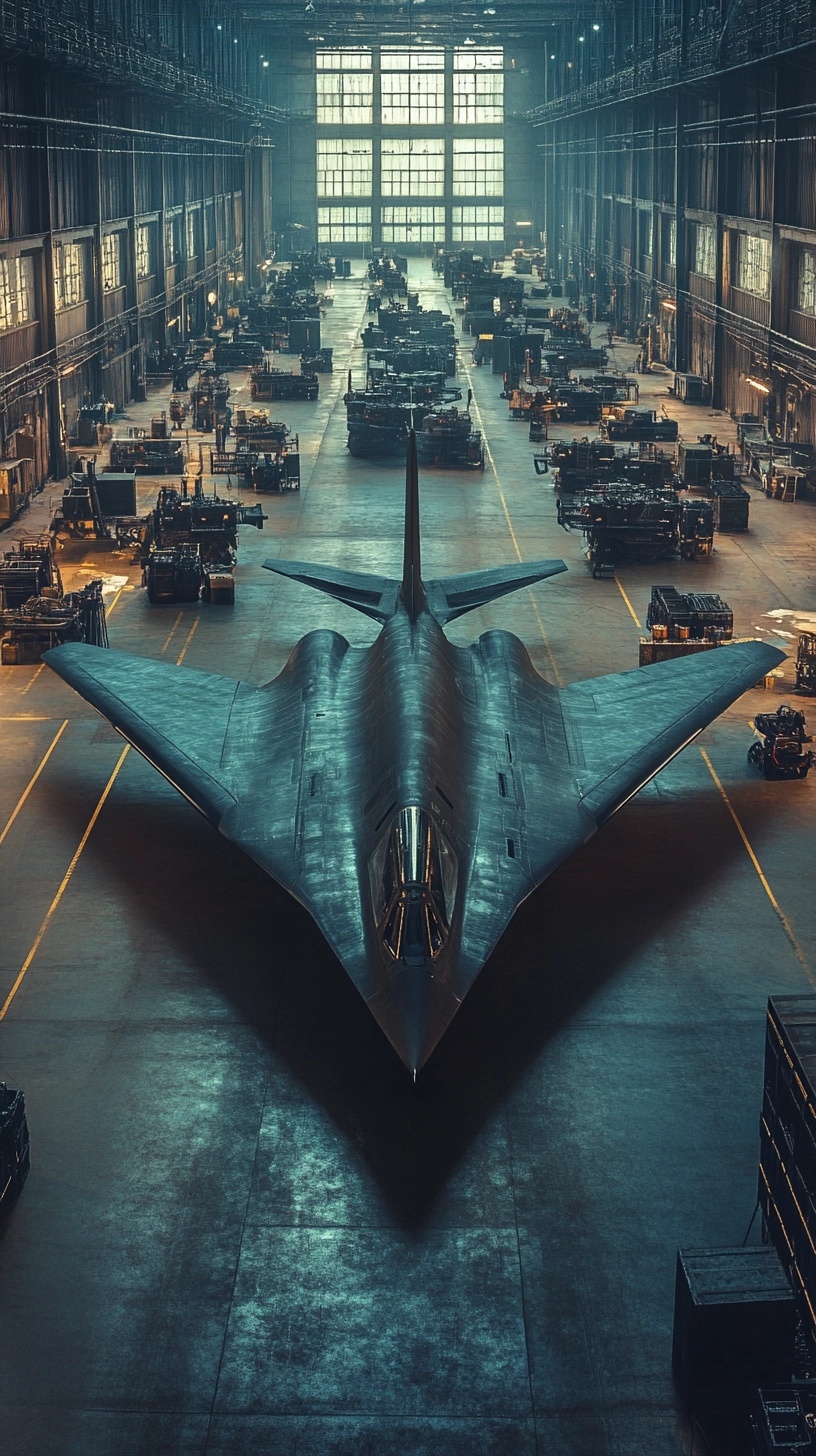 Historic Stealth Aircraft Factory from the 1900s