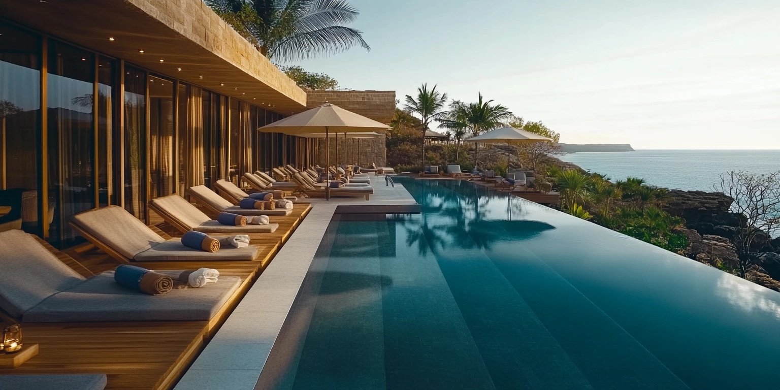 Luxury Infinity Pool Experience with Wellness Booking