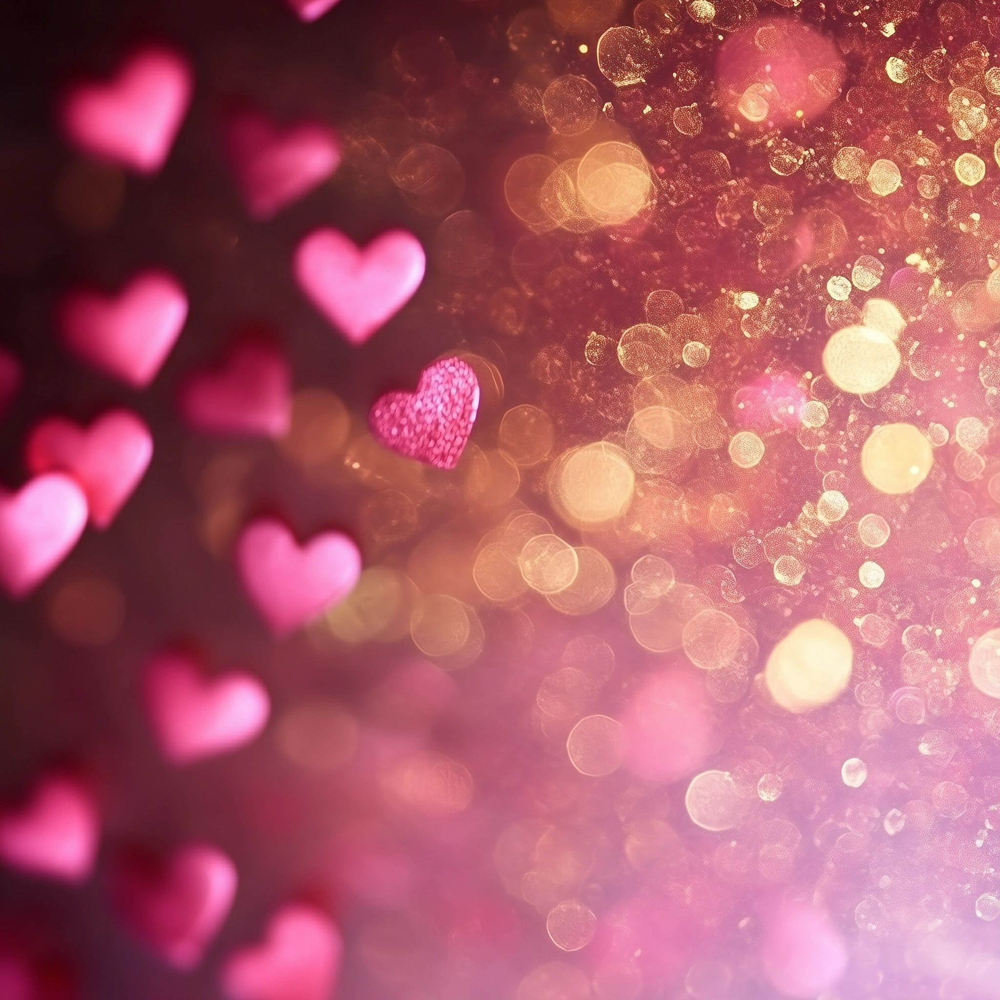 Glittery Valentine's Day Banner Design Ideas