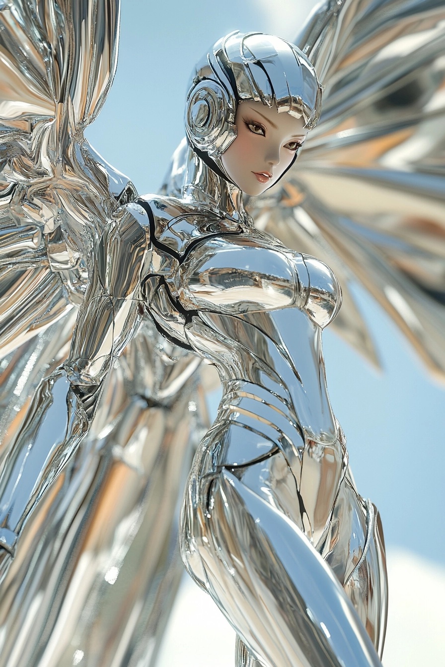 Stunning Silverhawks-Inspired Art by Sorayama