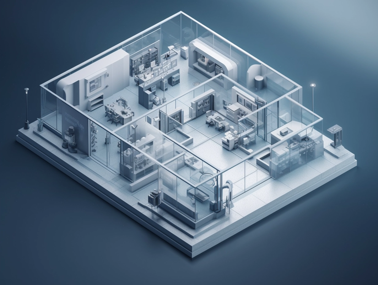 Industrial 3D Scenes for B2B Operations