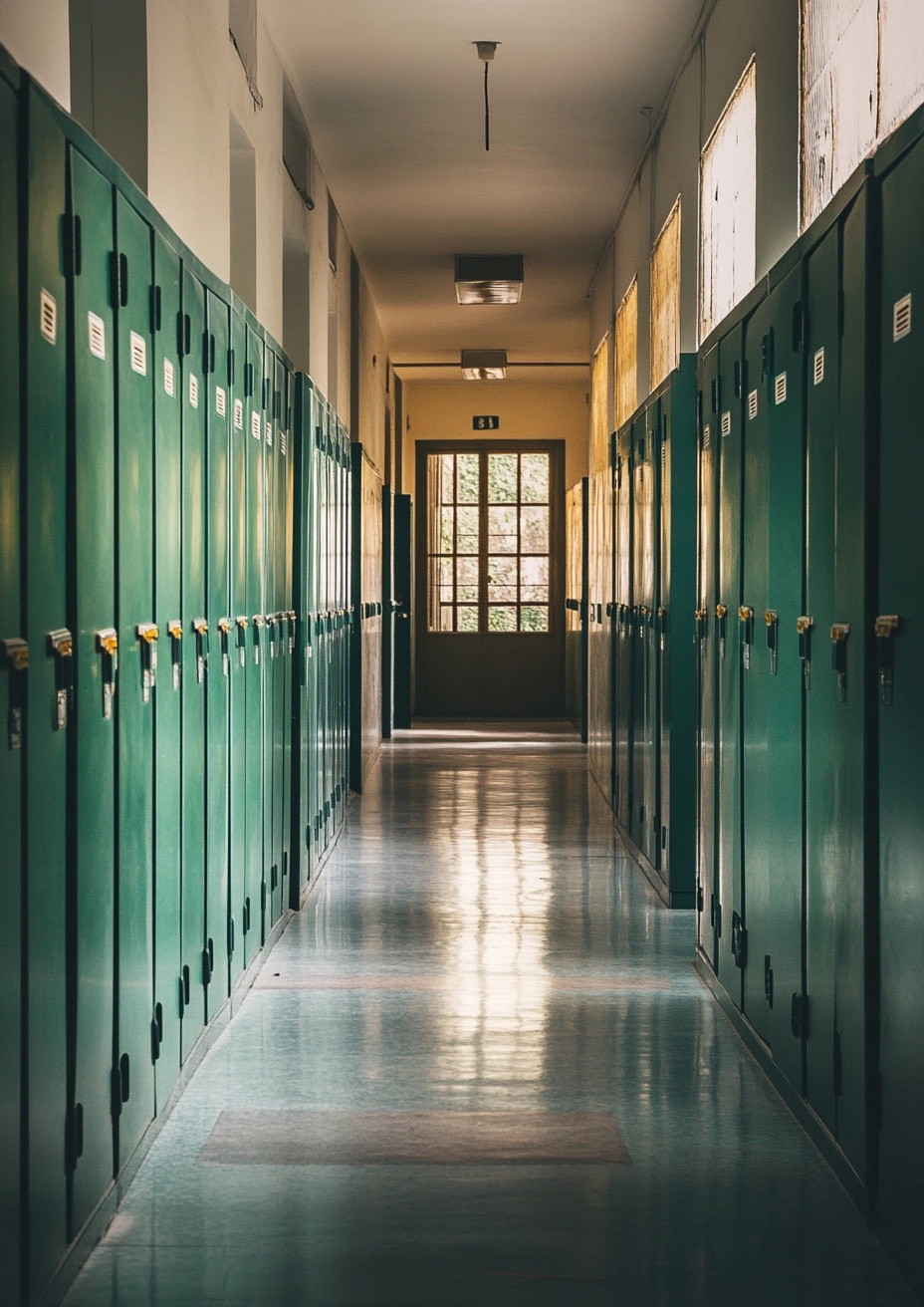 Explore School Hallways and Lockers in Stunning Detail