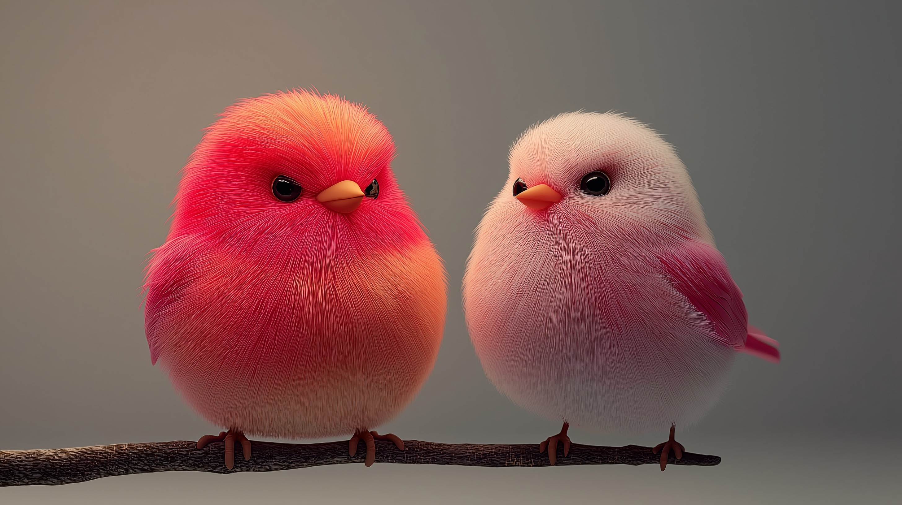 Striking Dual Birds in Dynamic Lighting Render