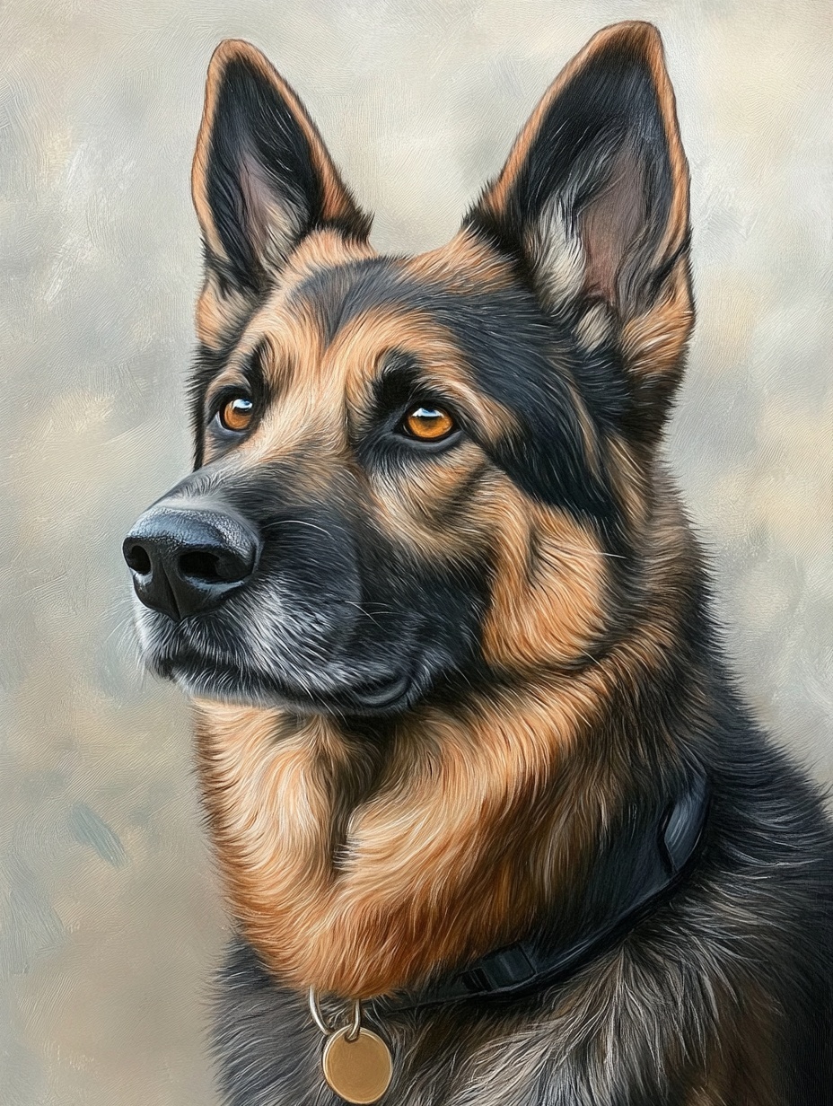 Stunning Realistic Dog Portraits for Pet Lovers