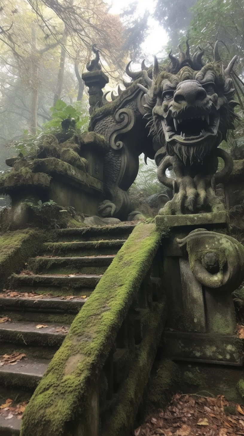 Mythical Sculpture Garden: A Mysterious Wonderland