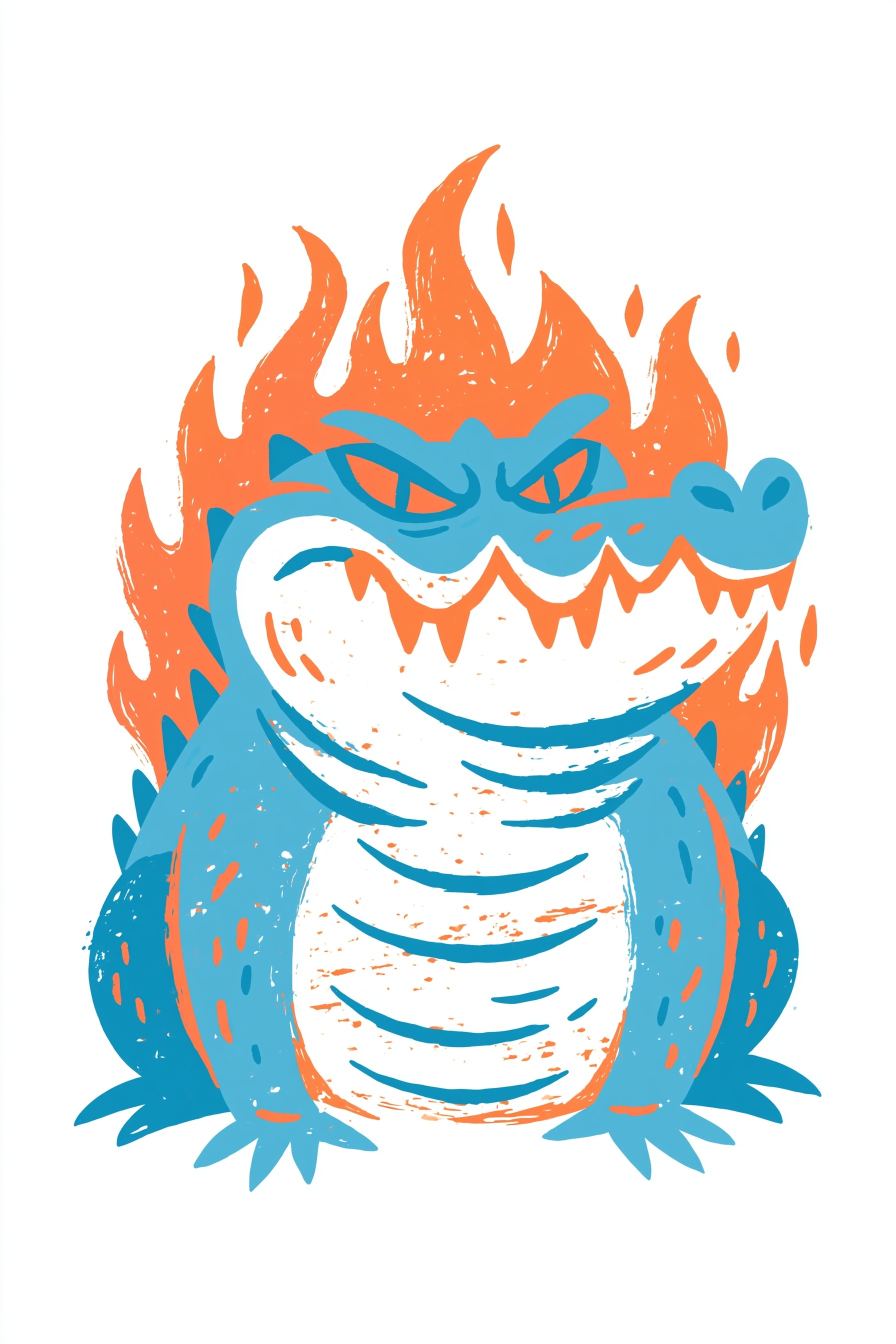 Cajun Halloween T-Shirt Design - Vector Art Style