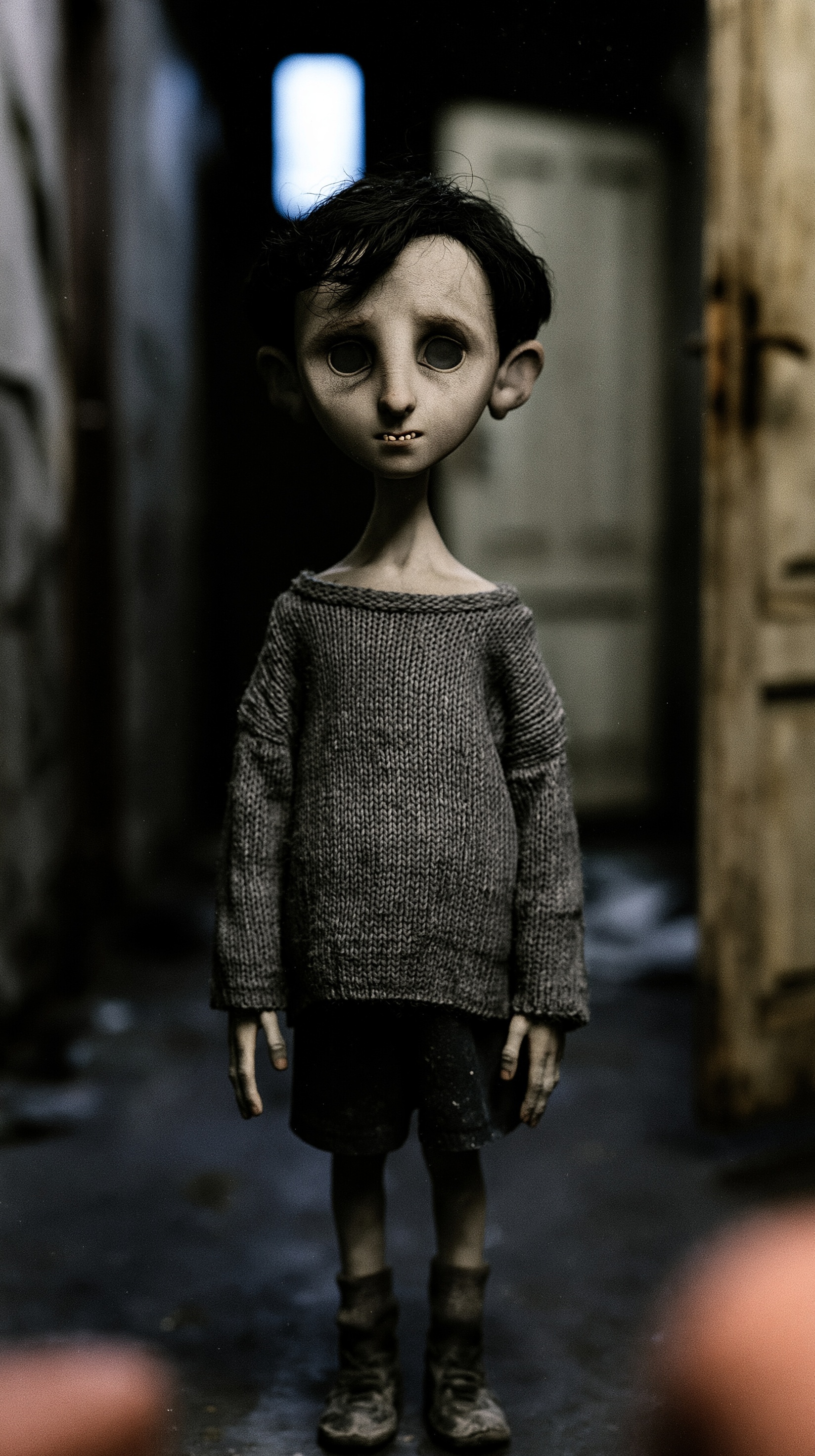 Haunting Portrait of a Disturbed Boy in 4K