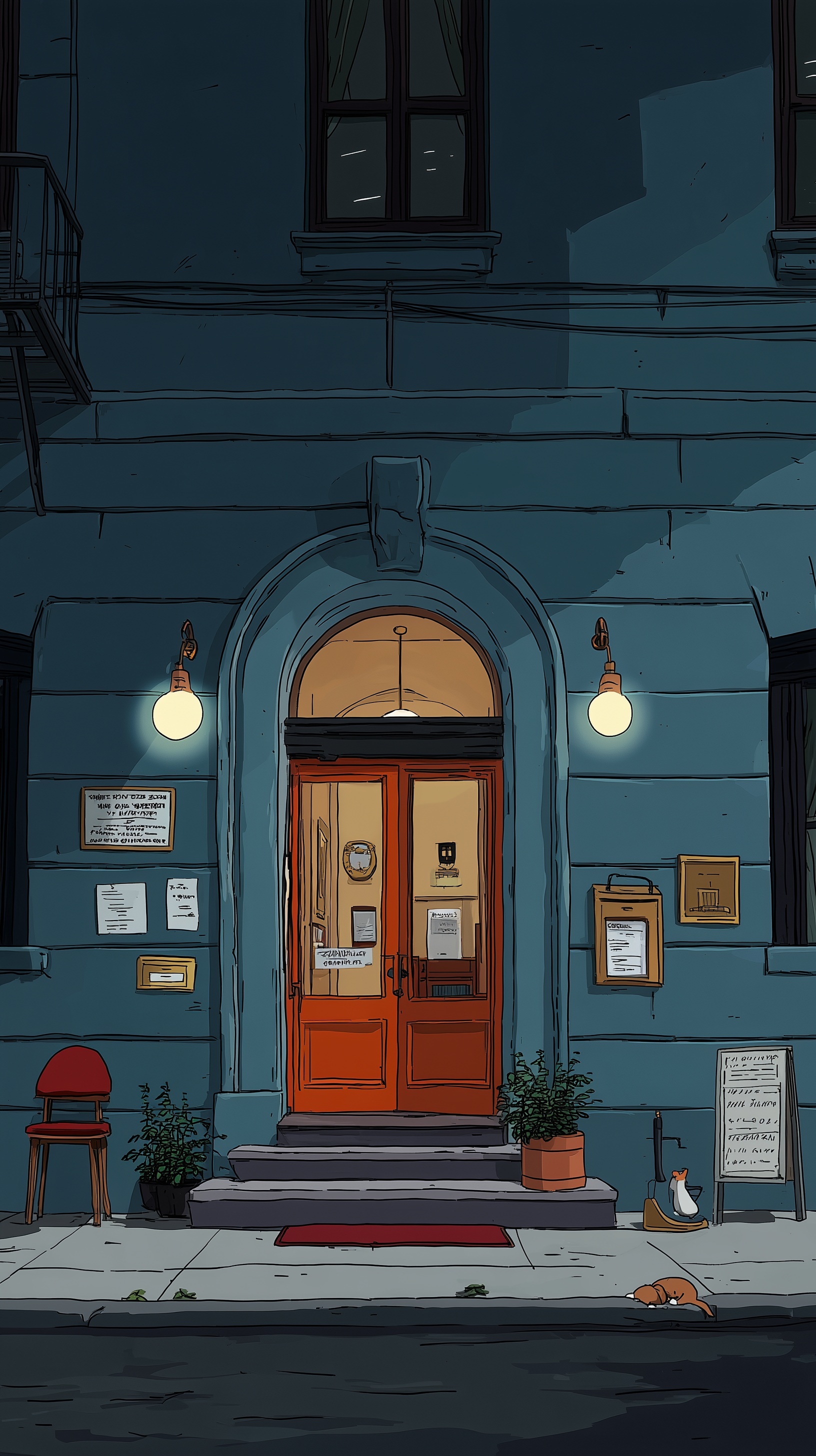 Charming Therapy Hub in a Busy Cityscape